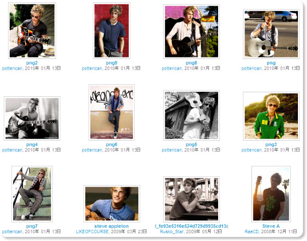 http://www.lastfm.jp/music/Steve+Appleton/+images